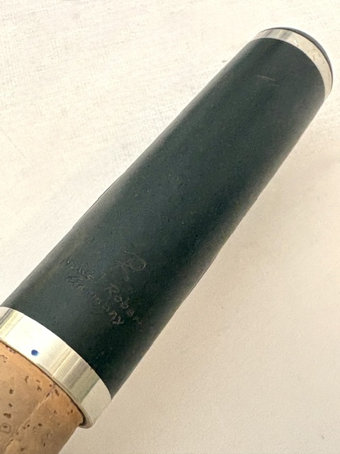 Howel Roberts Handmade African Blackwood Alto Flute Headjoint, Sterling Silver Rings/Tenon