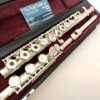 IMG_3486 Yamaha YFL-461 (=462) Solid Silver Flute, Offset G, B Foot, Serviced & 1-Year Warranty!