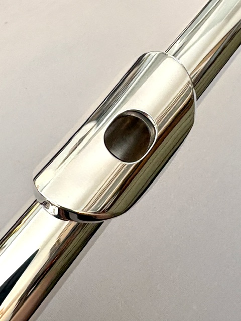 IMG_3487 Yamaha YFL-461 (=462) Solid Silver Flute, Offset G, B Foot, Serviced & 1-Year Warranty!