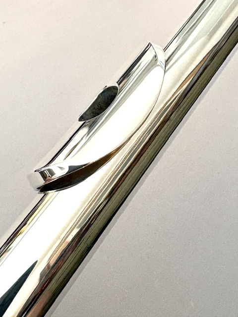 IMG_3488 Yamaha YFL-461 (=462) Solid Silver Flute, Offset G, B Foot, Serviced & 1-Year Warranty!