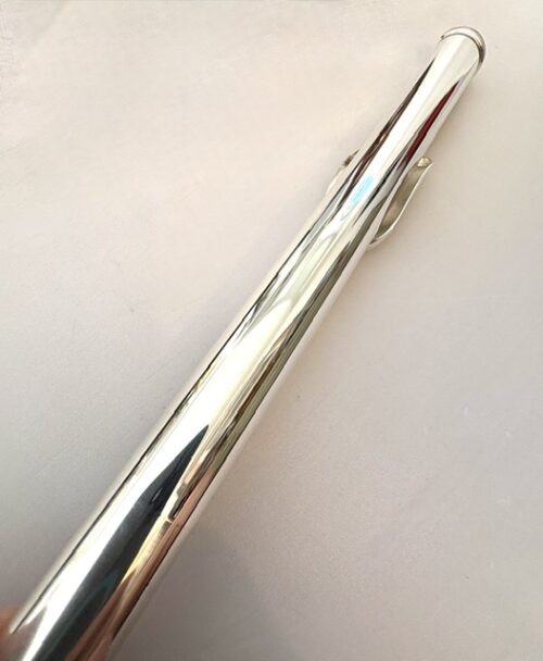 IMG_3491 Yamaha YFL-461 (=462) Solid Silver Flute, Offset G, B Foot, Serviced & 1-Year Warranty!