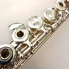 IMG_3495 Yamaha YFL-461 (=462) Solid Silver Flute, Offset G, B Foot, Serviced & 1-Year Warranty!