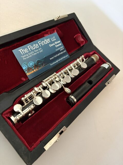 IMG_3614 Roy Seaman LTD Grenadilla Wood Piccolo, Standard HJ, Sterling Mechanism, Warranty!